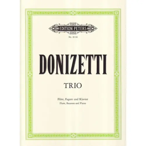 Trio - Flute Bassoon And Piano