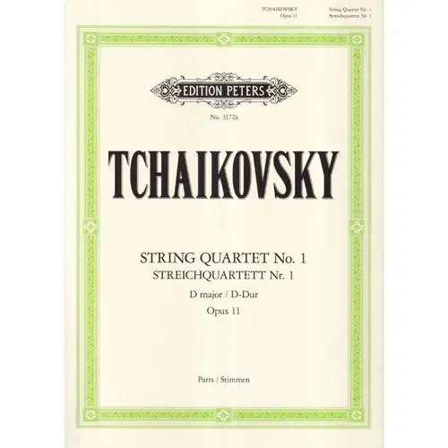String Quartet Op.11 D Major - Partes