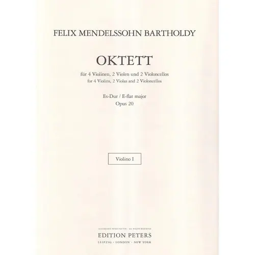 Oktett Eb Major Op.20