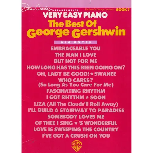 The Best Of George Gershwin   - Vol.7 - Big Notes
