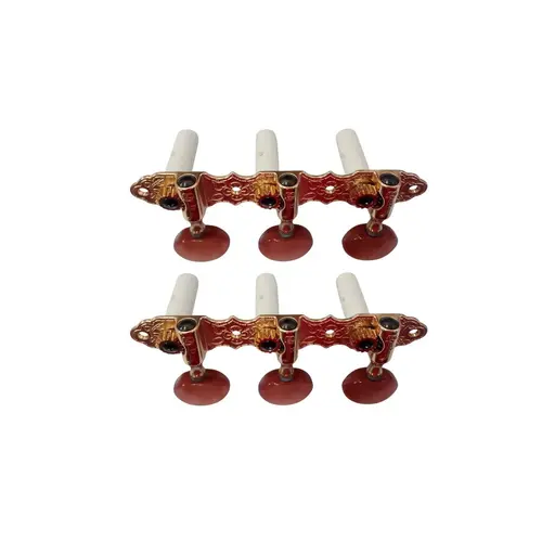 Tarraxa Para Violão Dourada/Marrom Spirit J800-GD-R1L1
