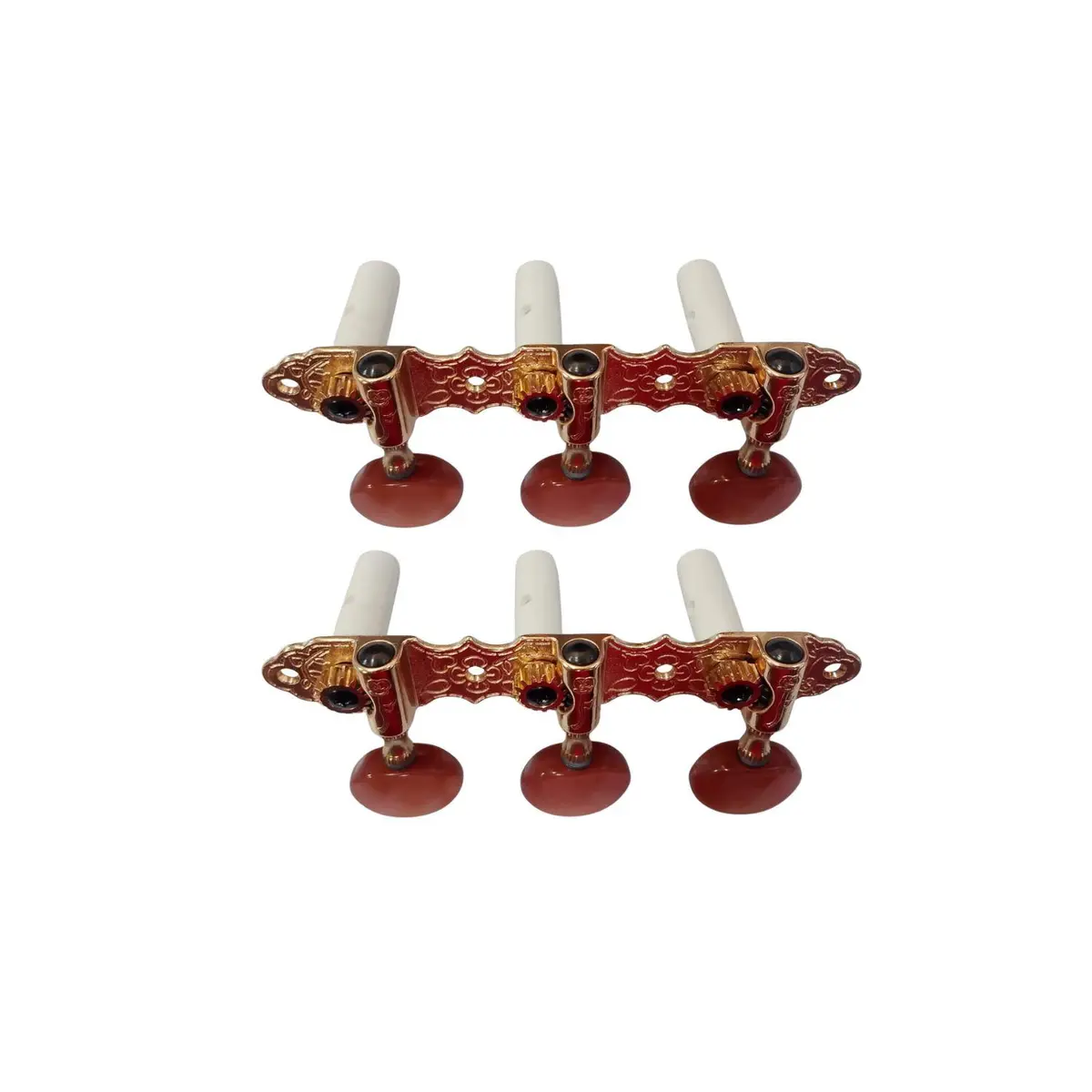 Tarraxa Para Violão Dourada/Marrom Spirit J800-GD-R1L1