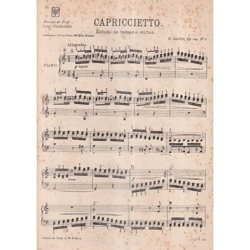 Capriccietto - Op.185 N.2  (Edição Antiga)