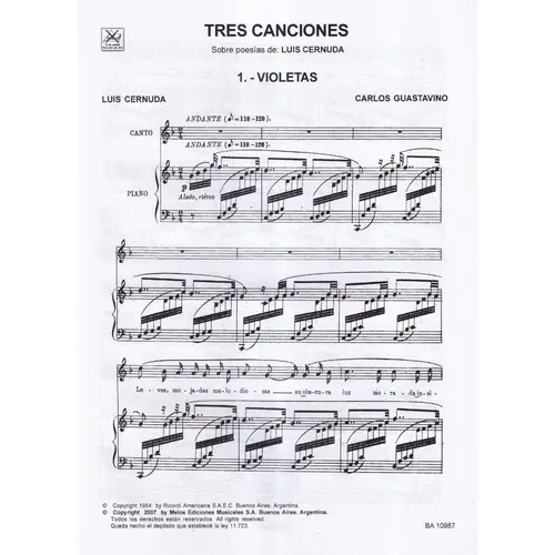 3 Canciones sobre Poesia de Luis Cernuda