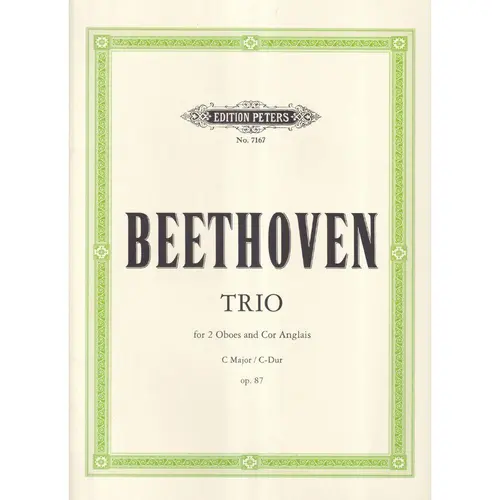 Trio For 2 Oboes And Cor Anglais C Dur - Op.87
