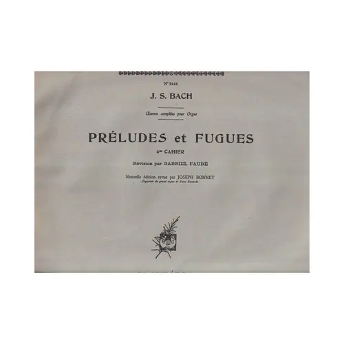 Preludes Et Fugues -  Vol.4