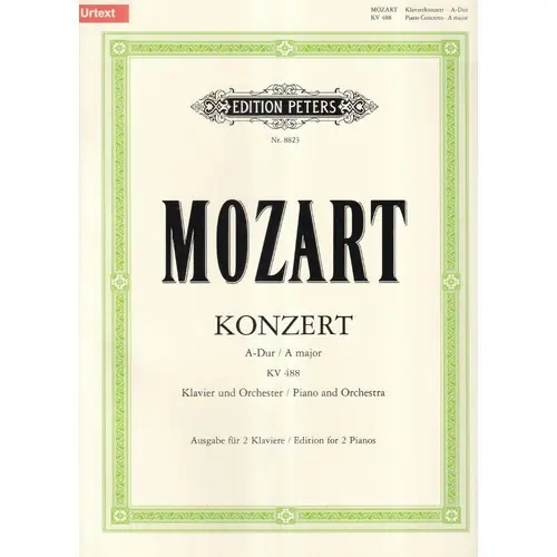 Konzert A Dur - Piano and Orchestra - Kv 488
