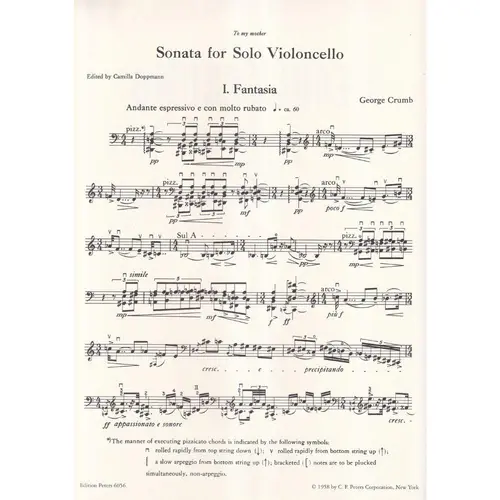 Sonata For Solo Violoncello