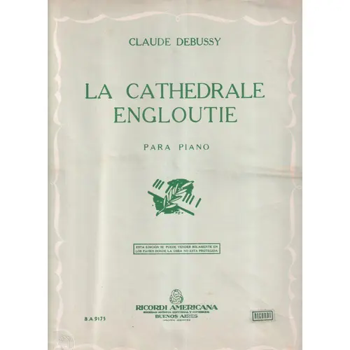 La Cathedrale Engloutie para piano