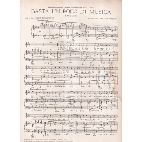 Basta un Poco di Musica