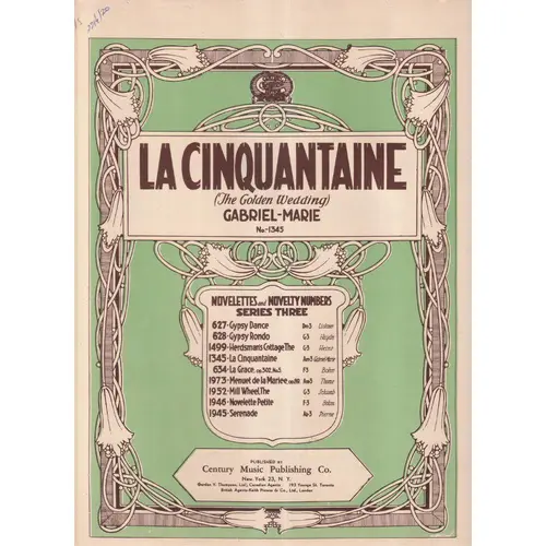 La Cinquantaine (The Golden Wedding)
