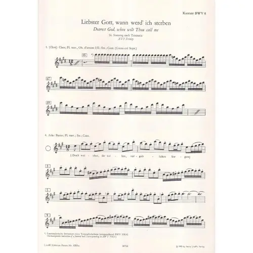 Kantaten Und Oratorien - Vol.1 - Floten-Repertoire