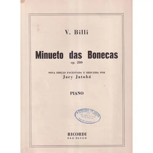 Minueto Das Bonecas - Op. 280