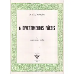 6 Divertimentos Faceis para flauta doce e violão