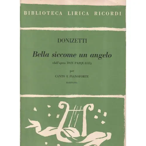 Don Pasquale - Bella Siccome Un Angelo - Baritono