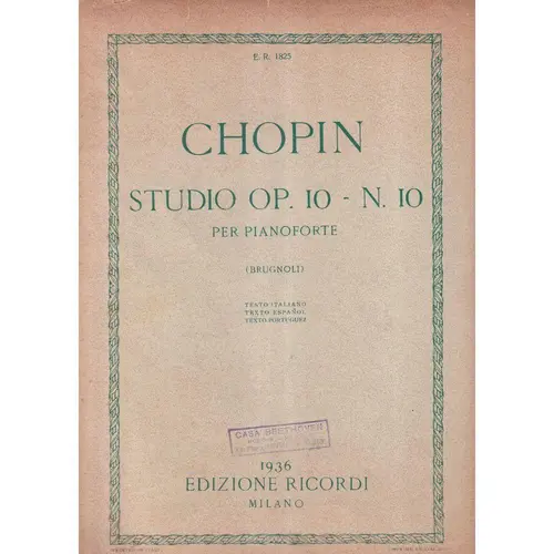 Studio Op. 10 - N.10