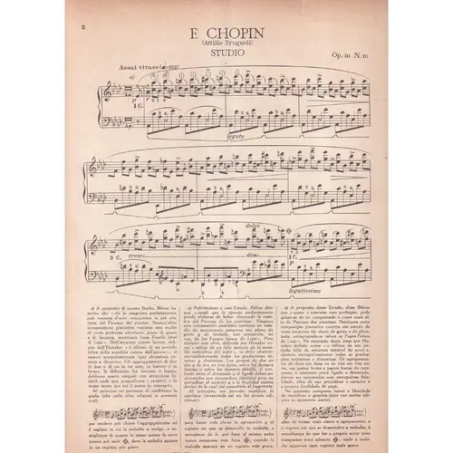 Studio Op. 10 - N.10