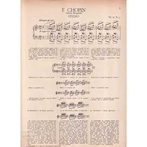 Studio Op. 25 -N.3