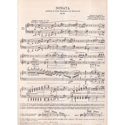Sonata Op.057 - Appassionata