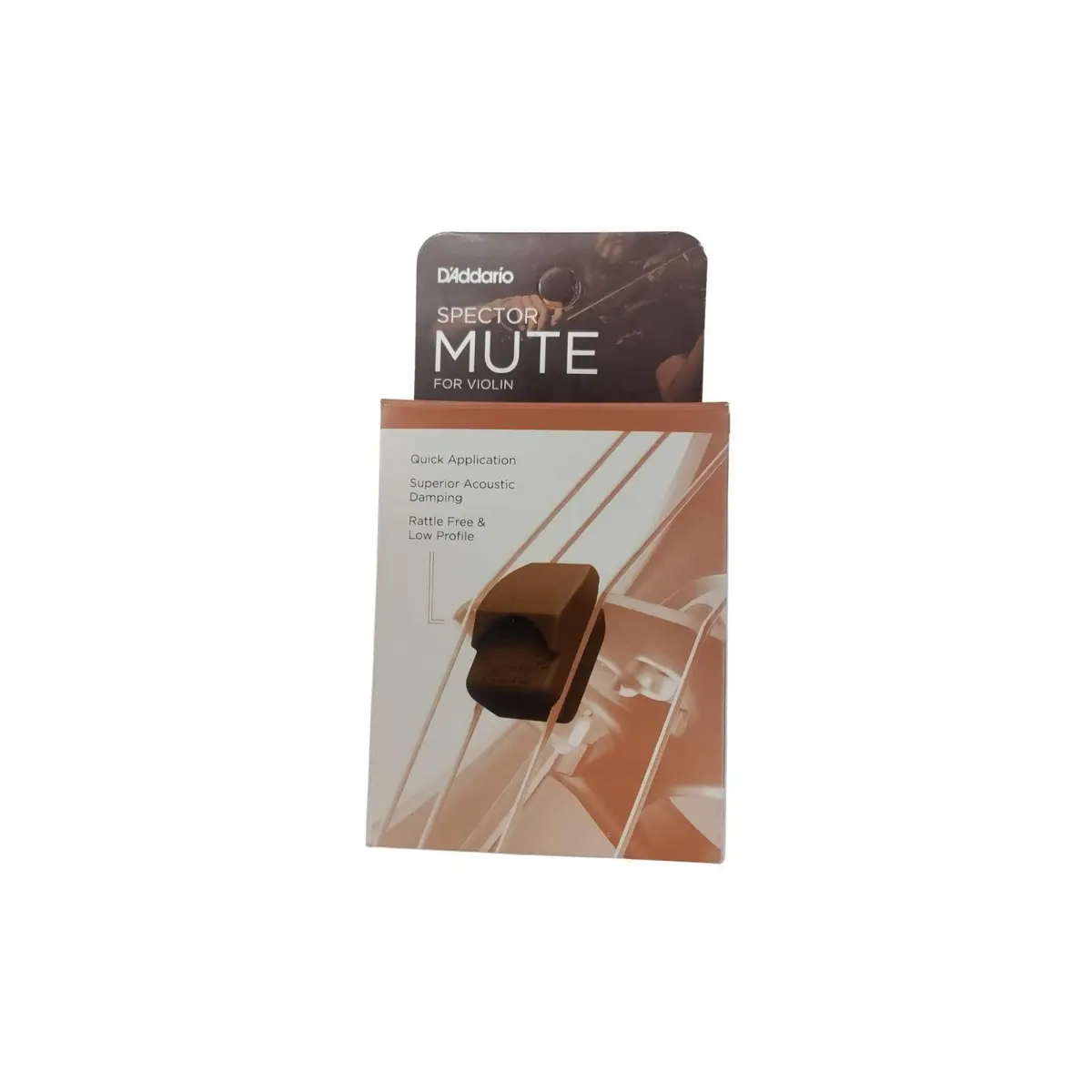 Surdina para violino Spector Mute Daddario 9491 cobre