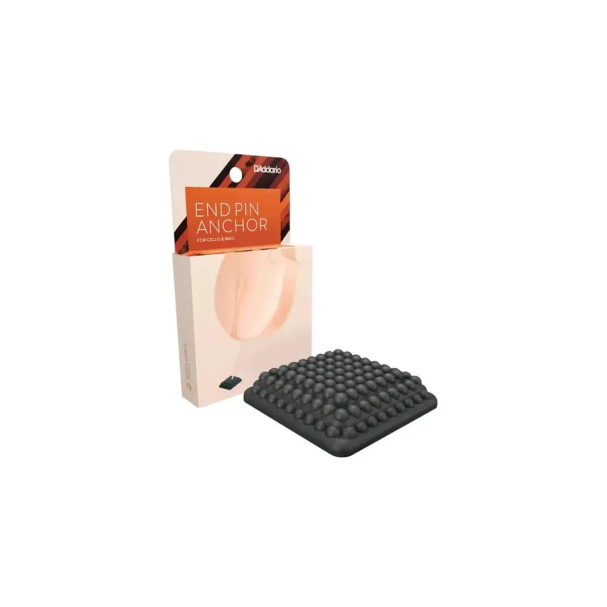 Apoio para espigão de violoncelo/baixo D'Addario Endpin Anchor EPA-BK preto