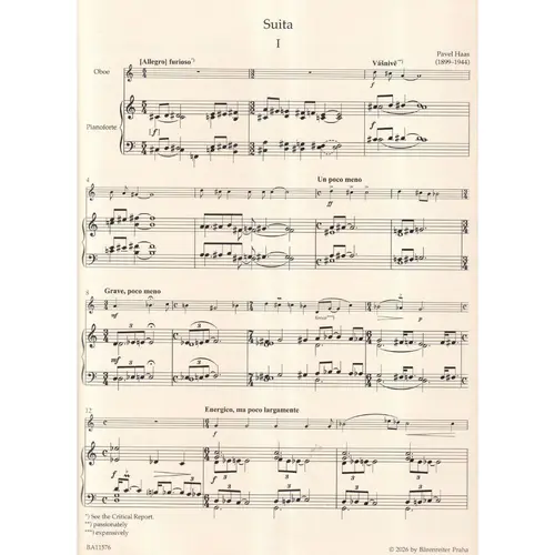 Suite for Oboe and Piano op. 17