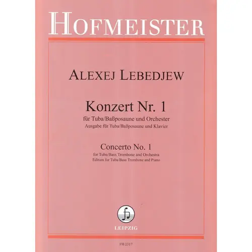 Concerto N.1 for Tuba/Bass Trombone and Orchestra