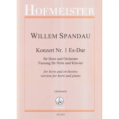 Konzert Nr.1 Es dur fur horn und orchester - Version for Horn and piano