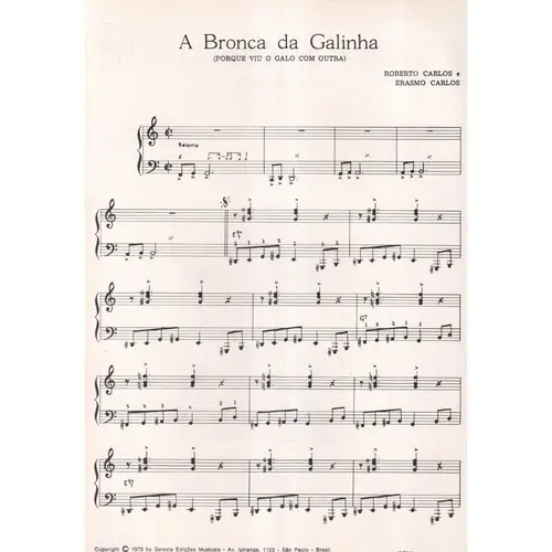 A Bronca da Galinha (Porque viu o galo com outra)