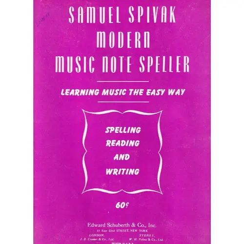 Modern Music Note Speller