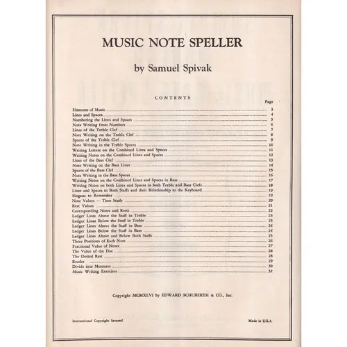 Modern Music Note Speller
