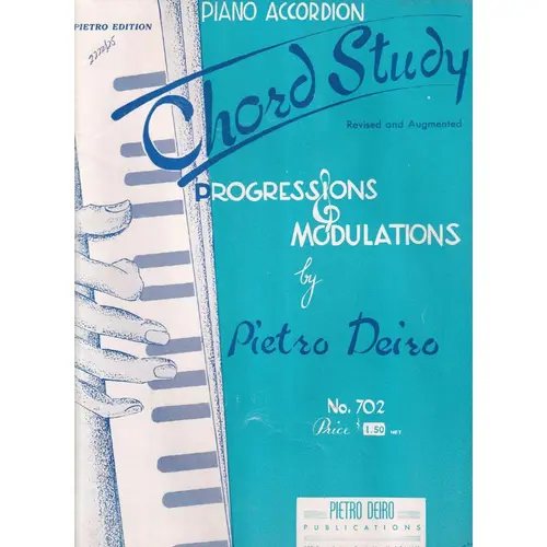 Chord Study Progressions & Modulations para acordeon