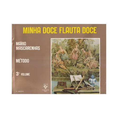 Minha Doce Flauta Doce -  Vol.3 - Exemplar Antigo