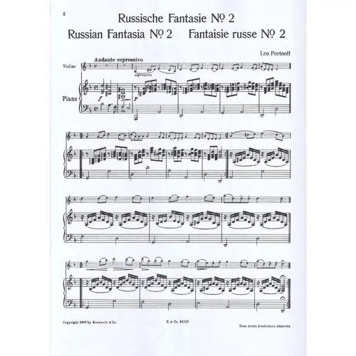 Russian Fantasia N. 2 D-Moll