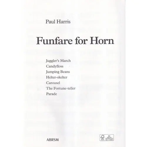 Funfare For Horn