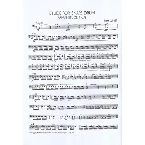 Etude for Snare Drum N.09