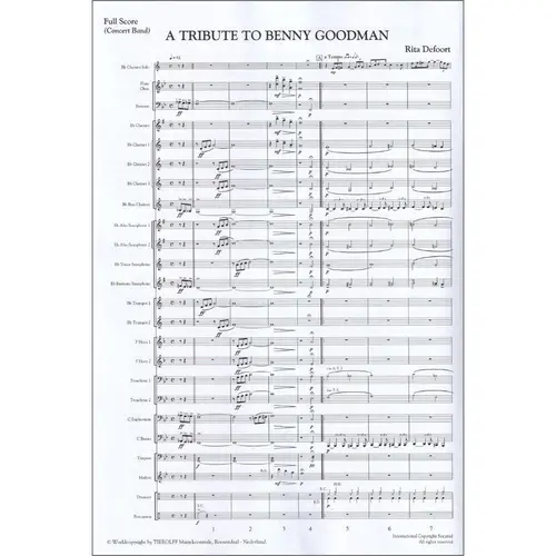 A Tribute to Benny Goodman - Concert Band