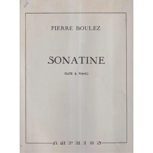 Sonatine flute & piano (edição antiga)