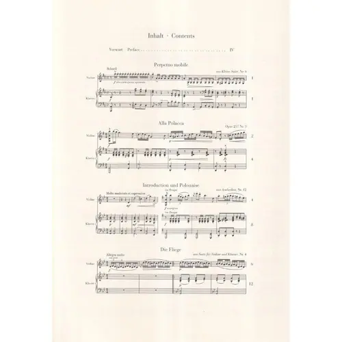 Four Pieces for Violin and Piano