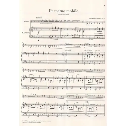 Four Pieces for Violin and Piano