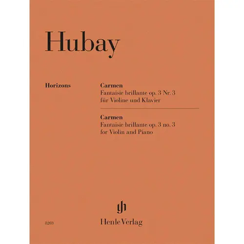 Carmen Fantaisie brilhante Op.3 n.3 for Violin and Piano