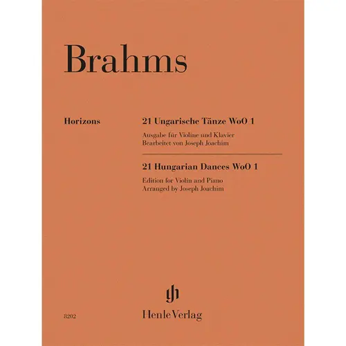 21 Hungarian Dances WoO 1 - Edition for Violin and Piano