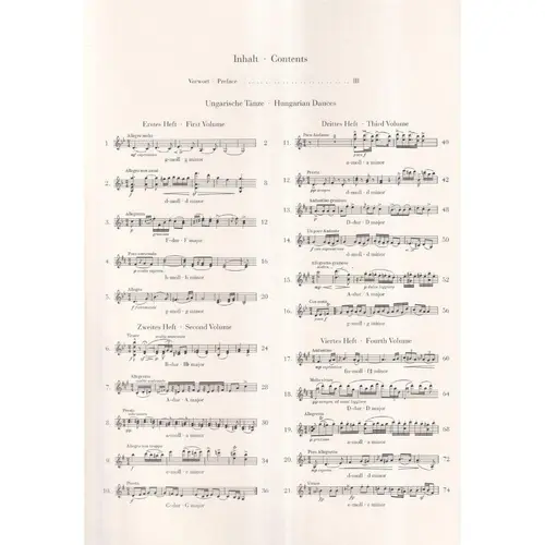 21 Hungarian Dances WoO 1 - Edition for Violin and Piano