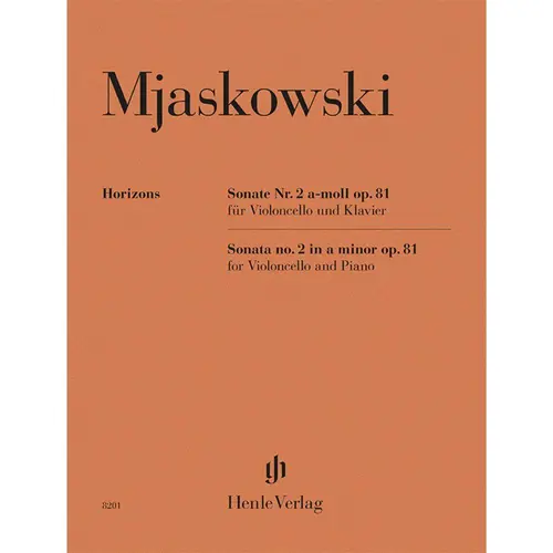 Sonata no. 2 a minor op.81 for Violoncello and Piano