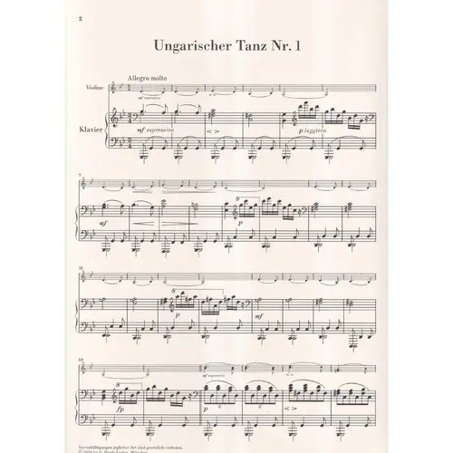 Hungarian Dance n.1 WoO 1