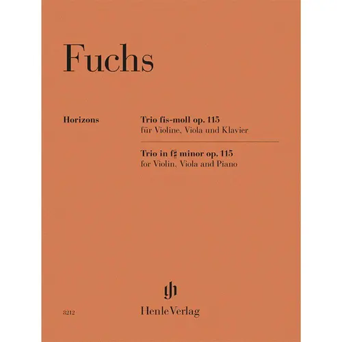 Trio f sharp minor op. 115 for Violin, Viola and Piano