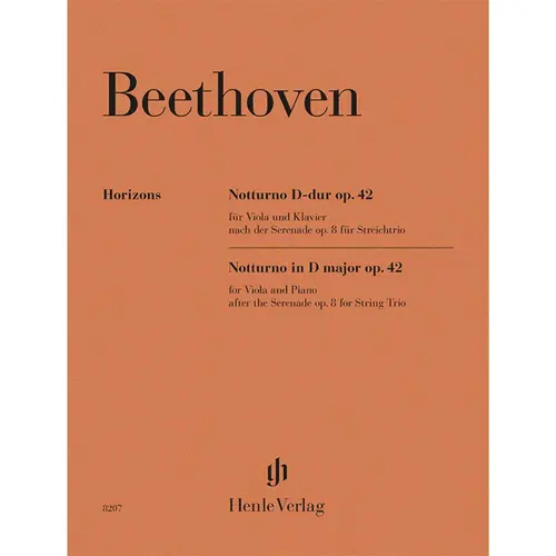 Notturno in D major op.42 for Viola and Piano