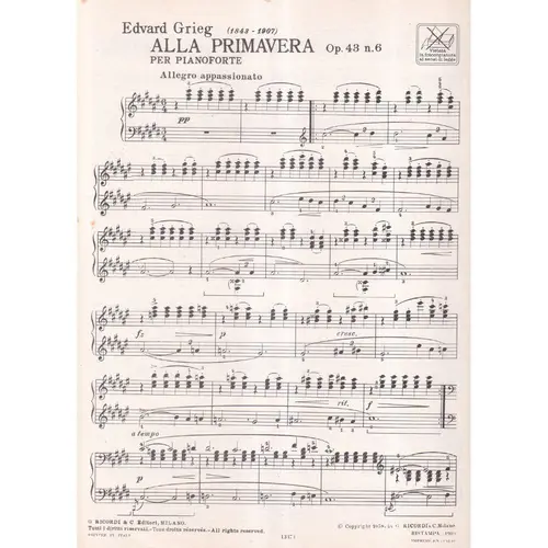 Alla Primavera Op.43 N.6