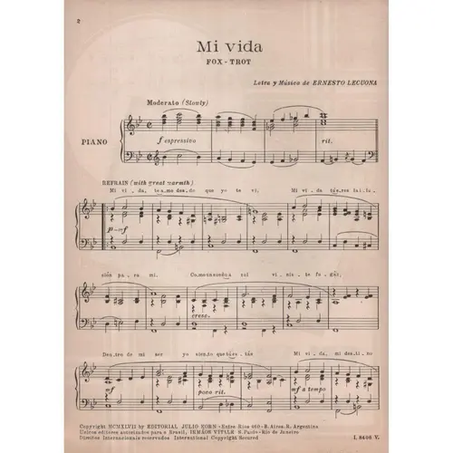Mi Vida - Fox-Trot