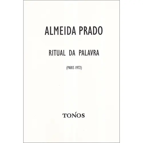 Ritual da palavra - full score